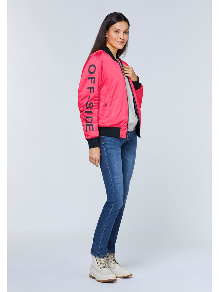 Polo Sylt Bomberjacke in Dunkelblau/ Pink günstig kaufen
