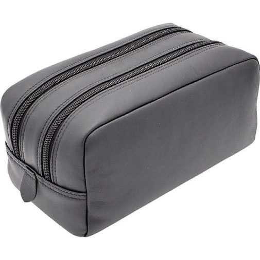 JUMP Boston Kulturbeutel Leder 27 cm