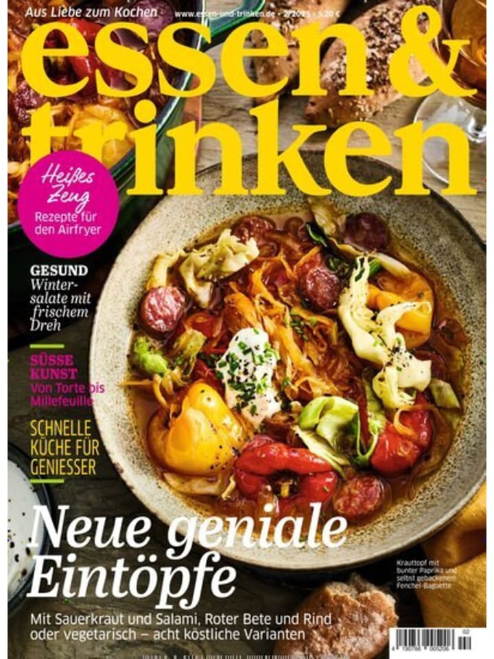 Hubert Burda Media 12 x ESSEN & TRINKEN Zeitschrift (Gutschein für Jahres Abo) günstig kaufen onesize