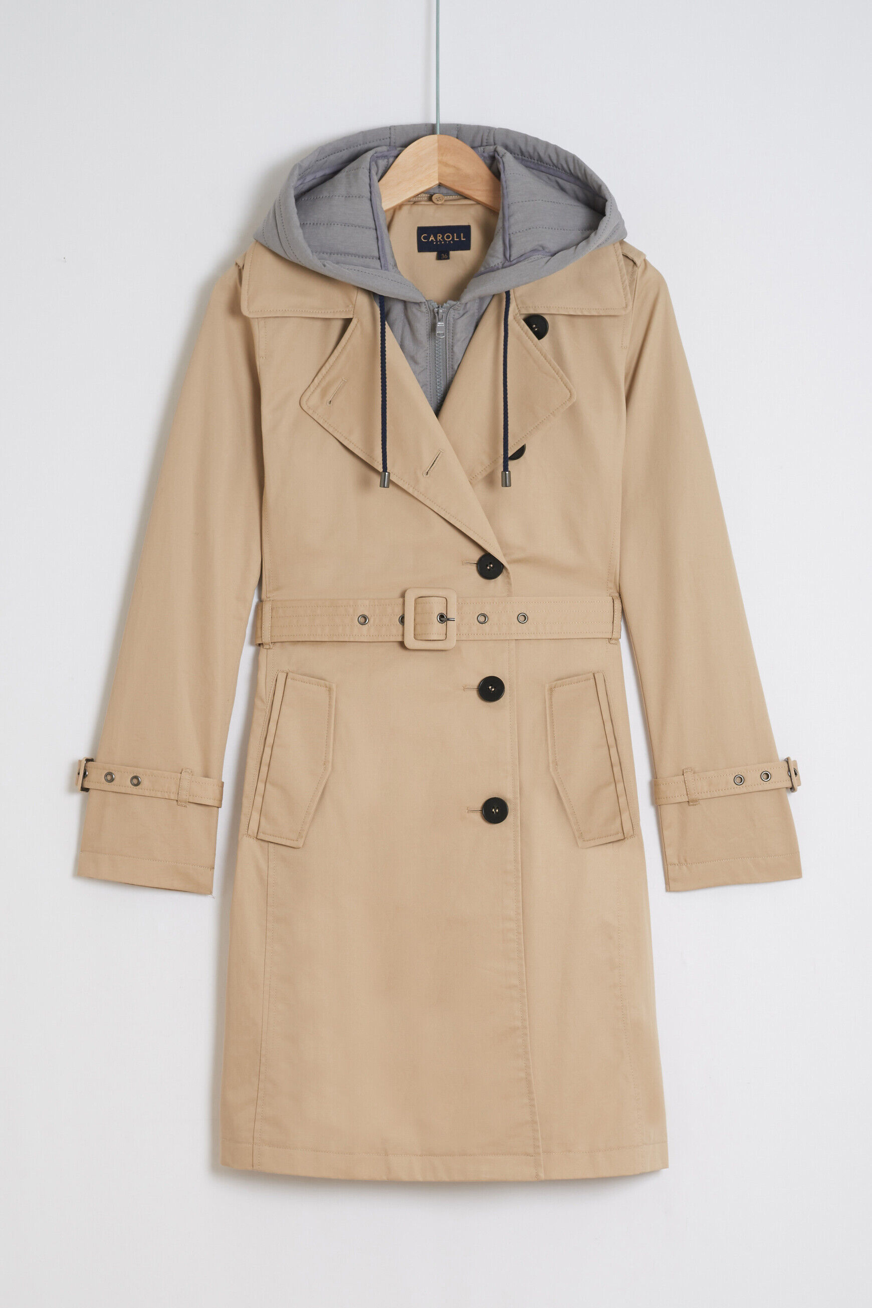 manteau brantome beige femme