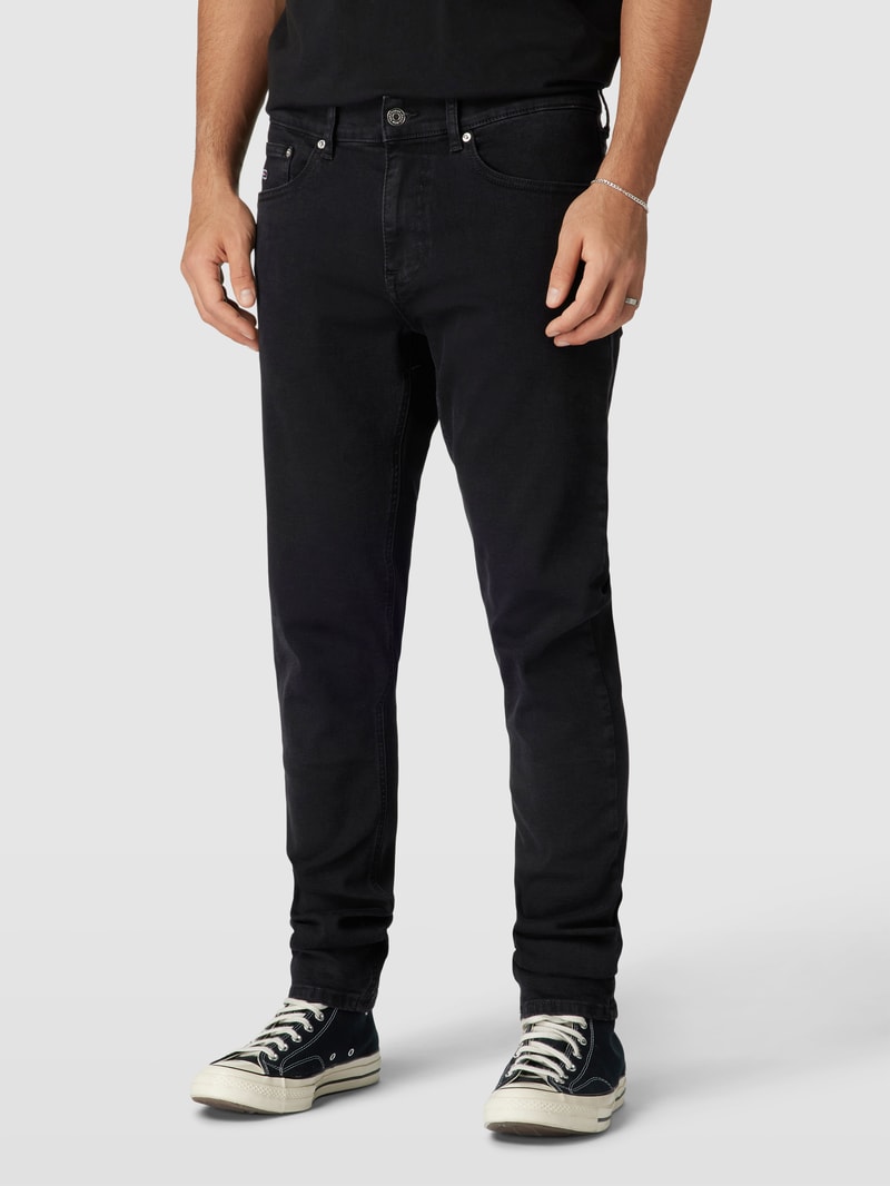 Jeans im 5-Pocket-Design Modell 'AUSTIN' in schwarz