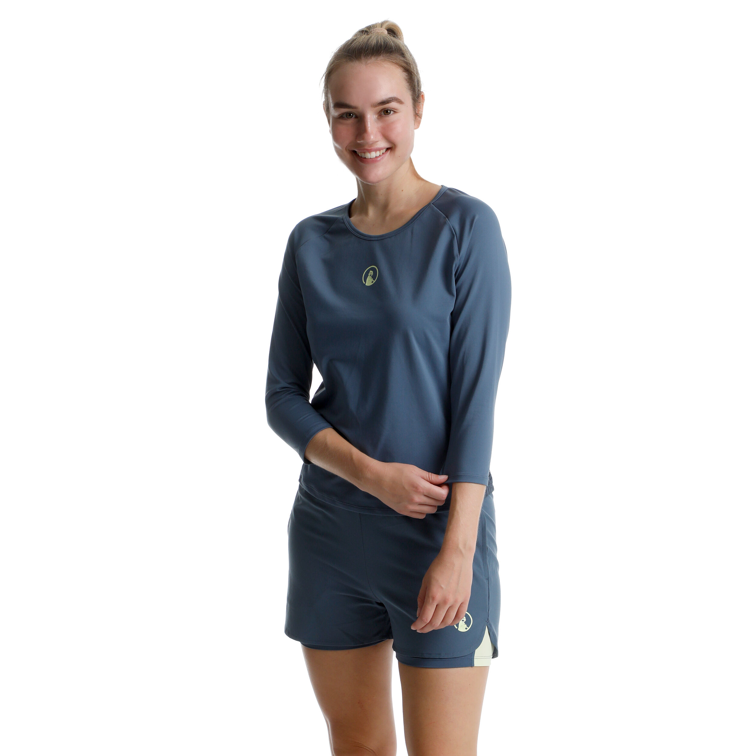 Perspectives Stripes Longsleeve Damen - Blau