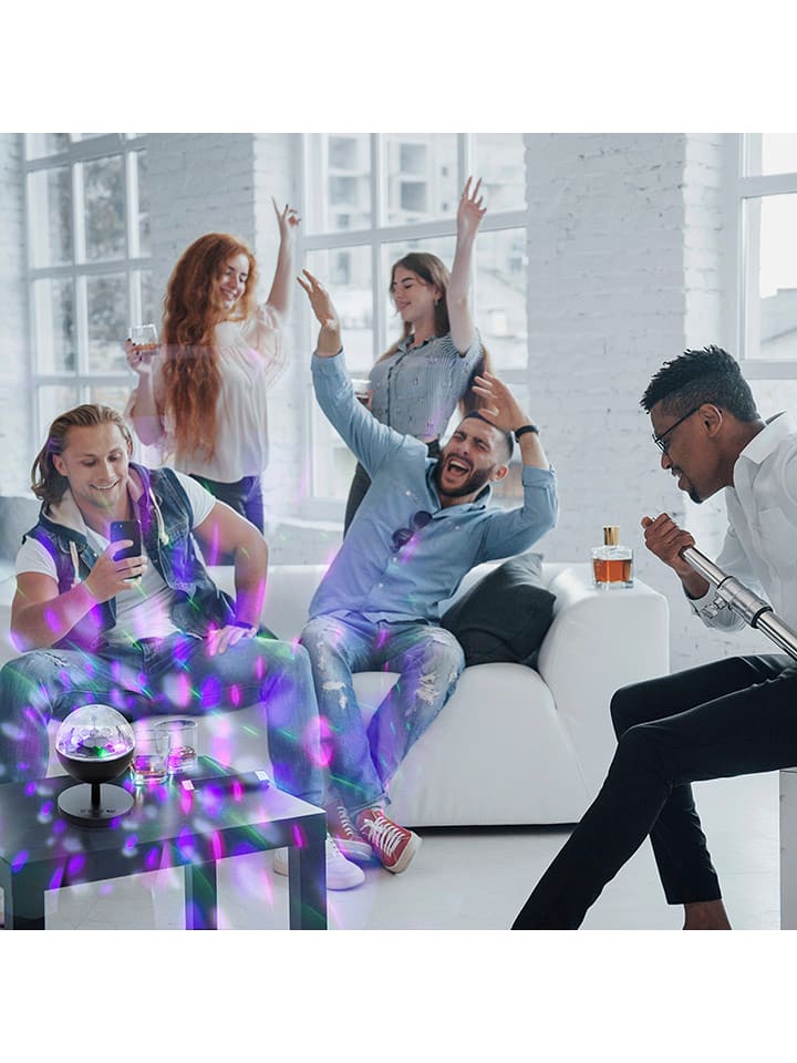 InnovaGoods LED-Projektor mit Lautsprecher in Schwarz günstig kaufen onesize