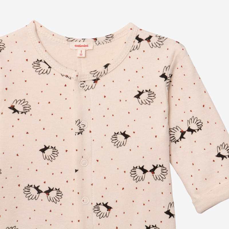 Pyjama bio bébé hérissons et pois Catimini