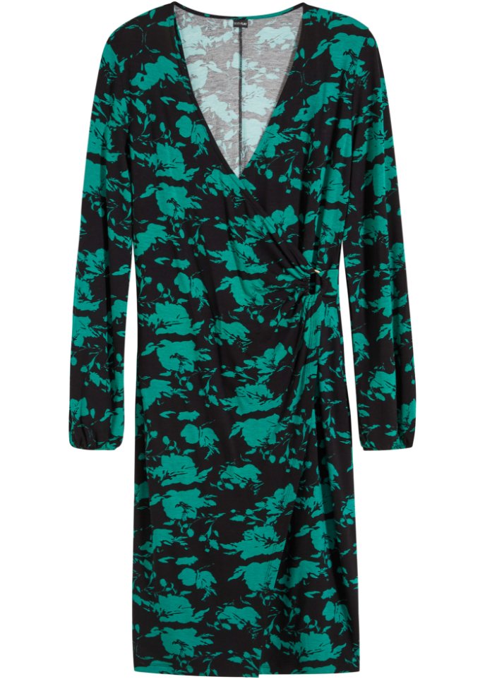 Kleid in Wickeloptik