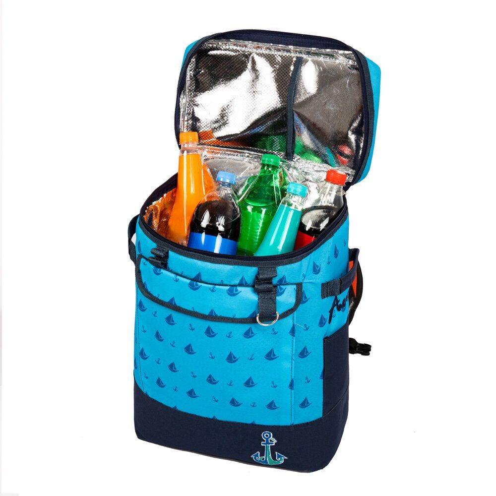 ANEMOSS Kühltasche Anemoss Marine Collection Sailboat Kühlrucksack, 25L Thermo Lunchbox