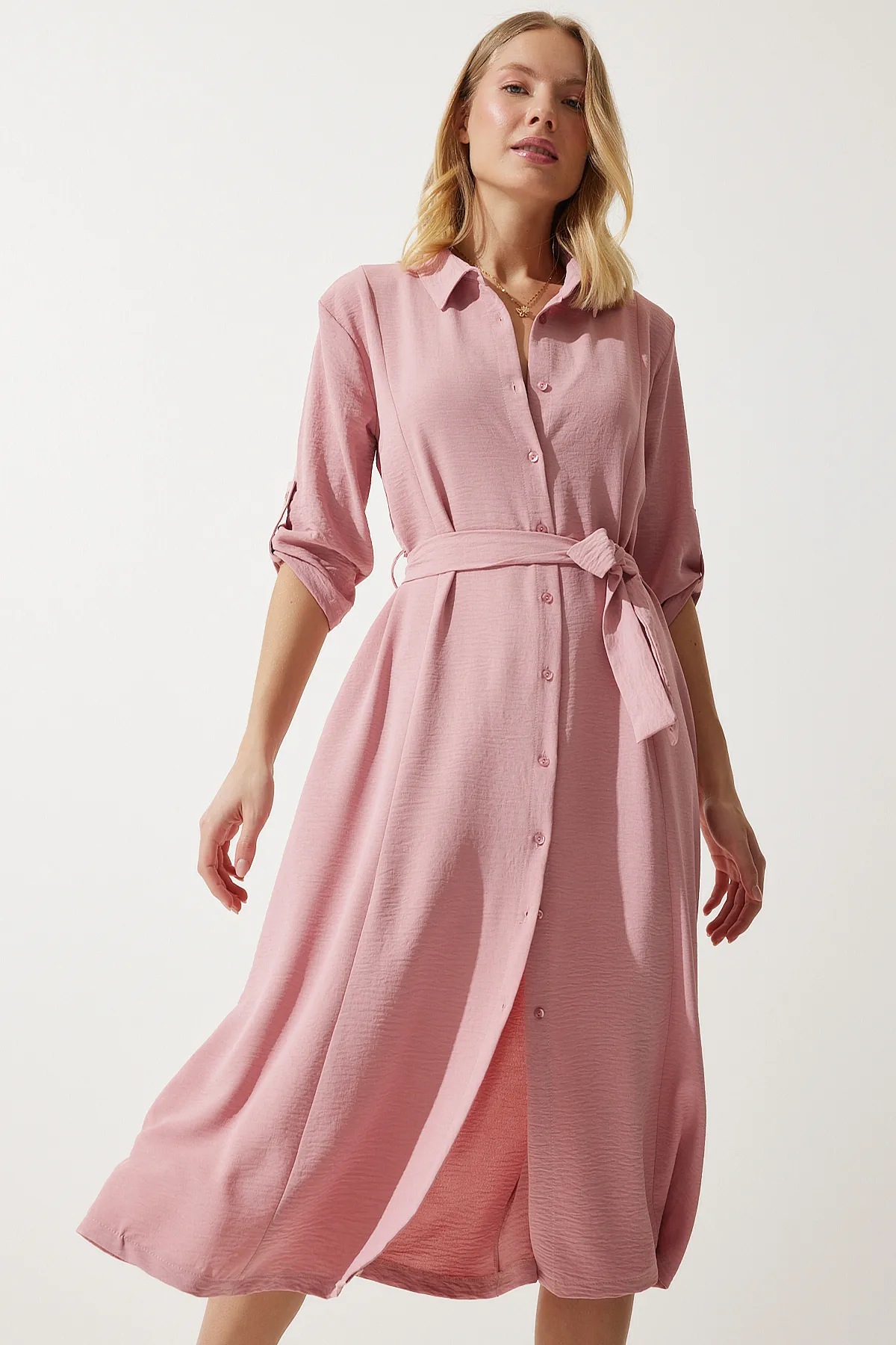 Happiness İstanbul  Kleid - Rosa - A-Linie