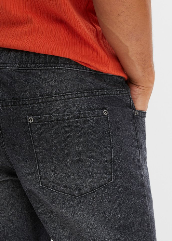 Schlupf-Jeans-Bermuda Regular Fit, (2er Pack)