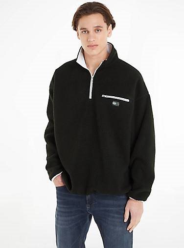 TOMMY-JEANS Herren Fleecepullover