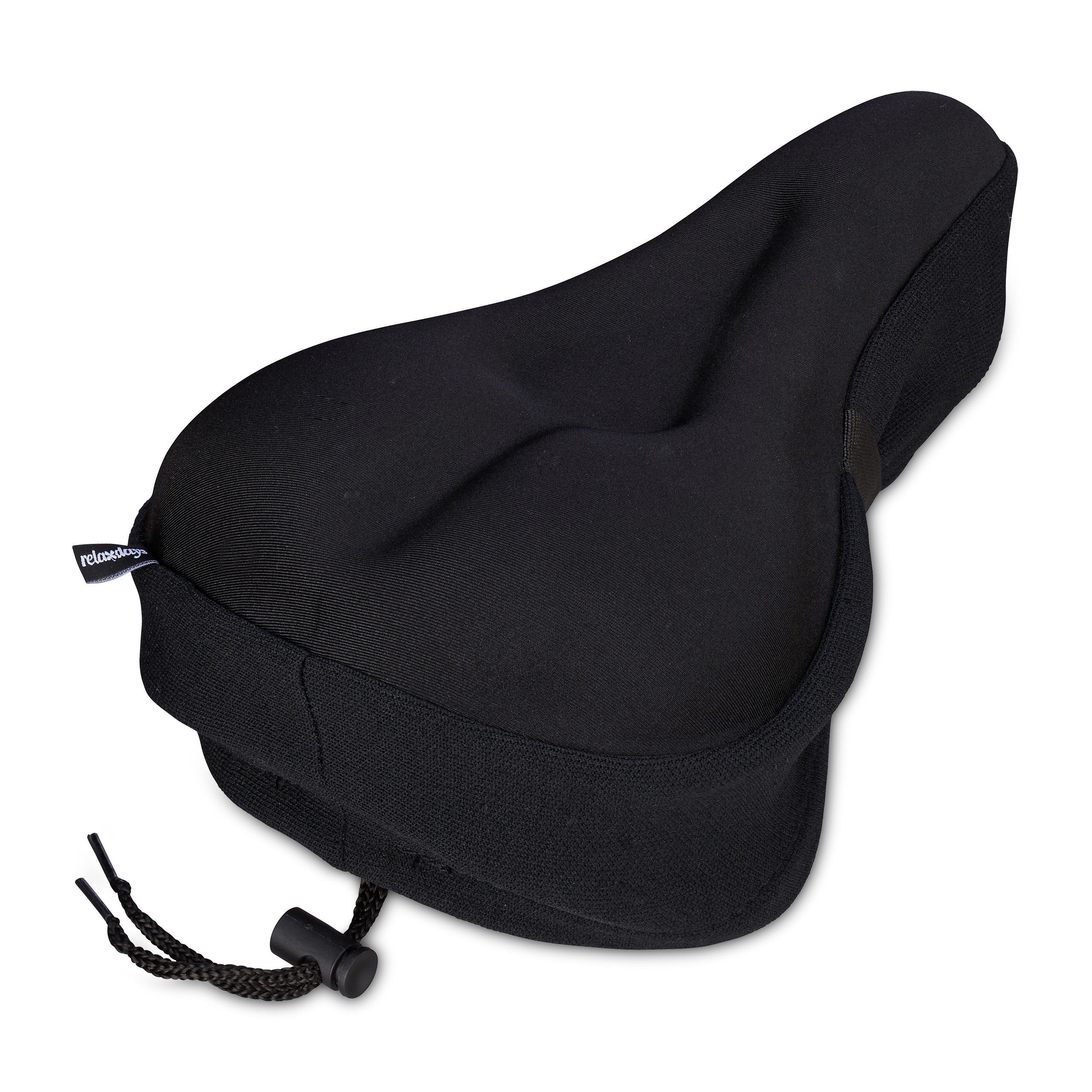relaxdays Sattelbezug Gel Sattelbezug Fahrrad