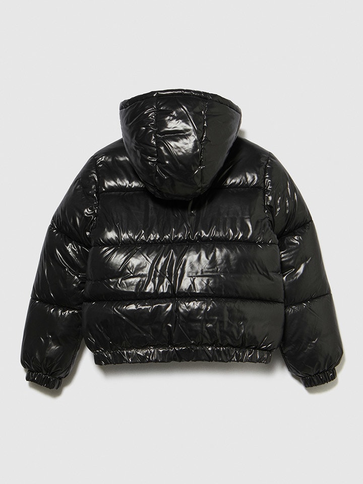 Sisley Steppjacke in Schwarz günstig kaufen