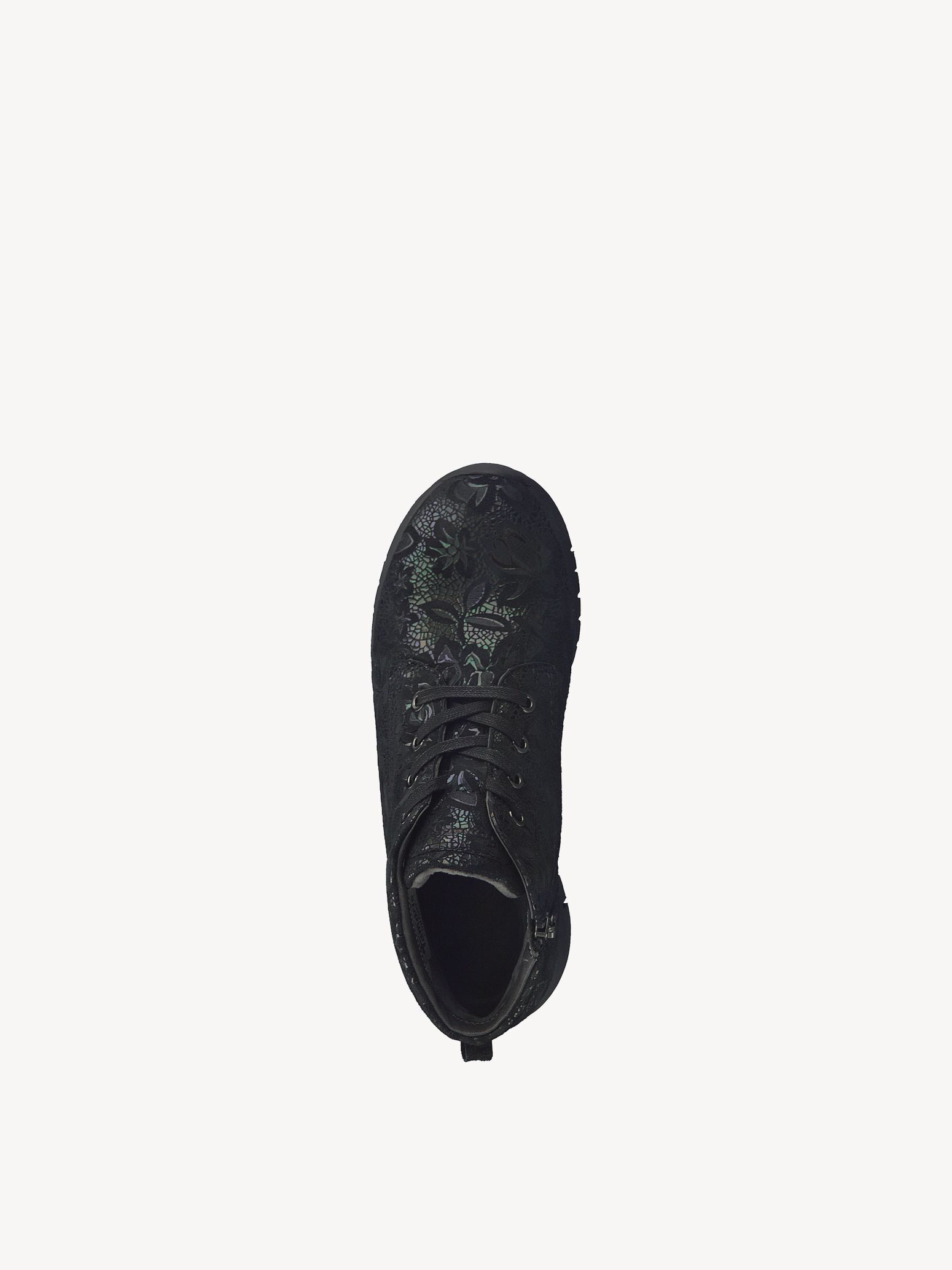 Bottine en cuir - noir