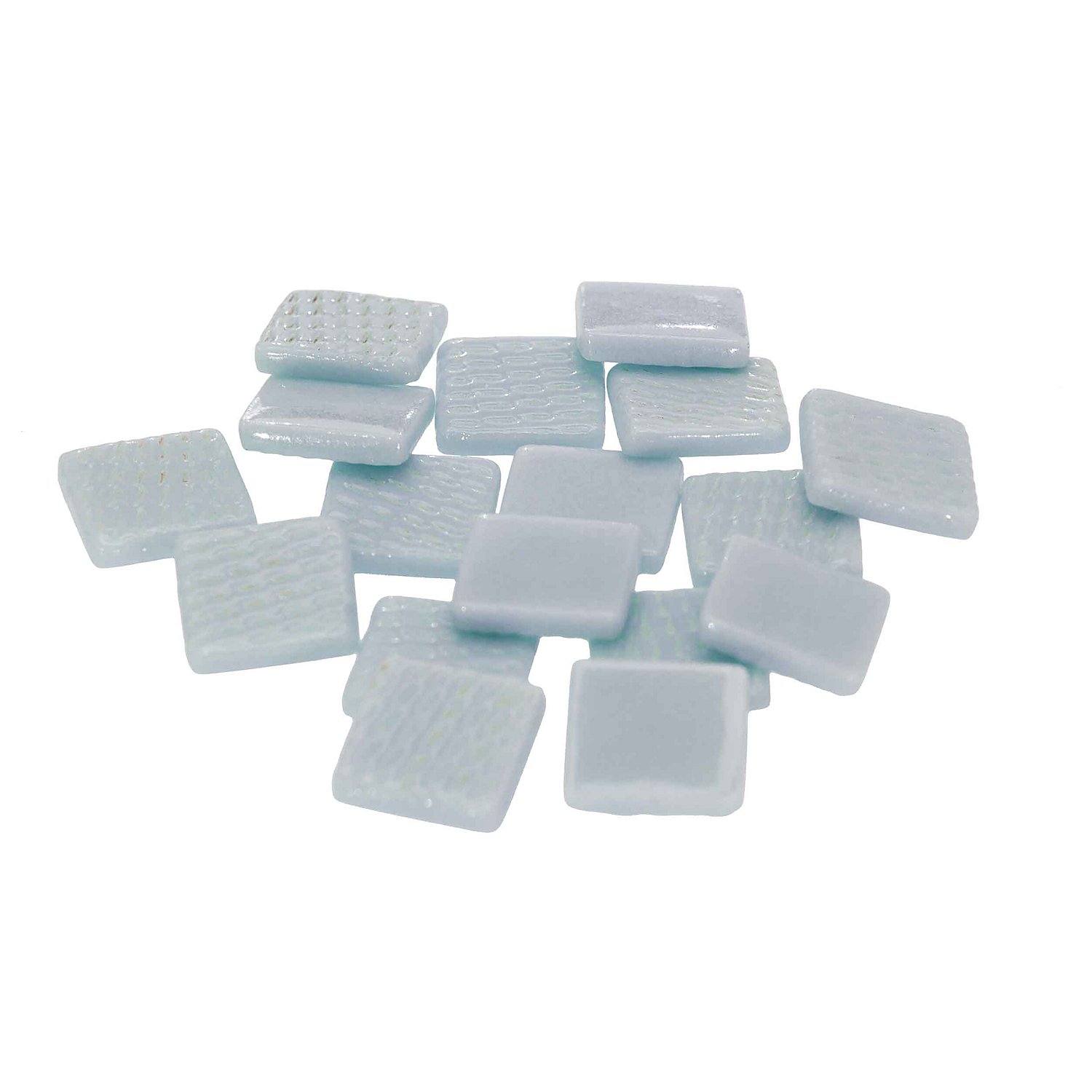 Glas-Mosaiksteine nachtleuchtend, blau, 100 g