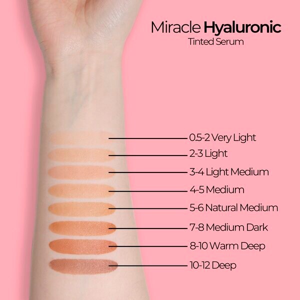 MCoBeauty 4-5 Medium Miracle Hyaluronic színezett szérum 30ml