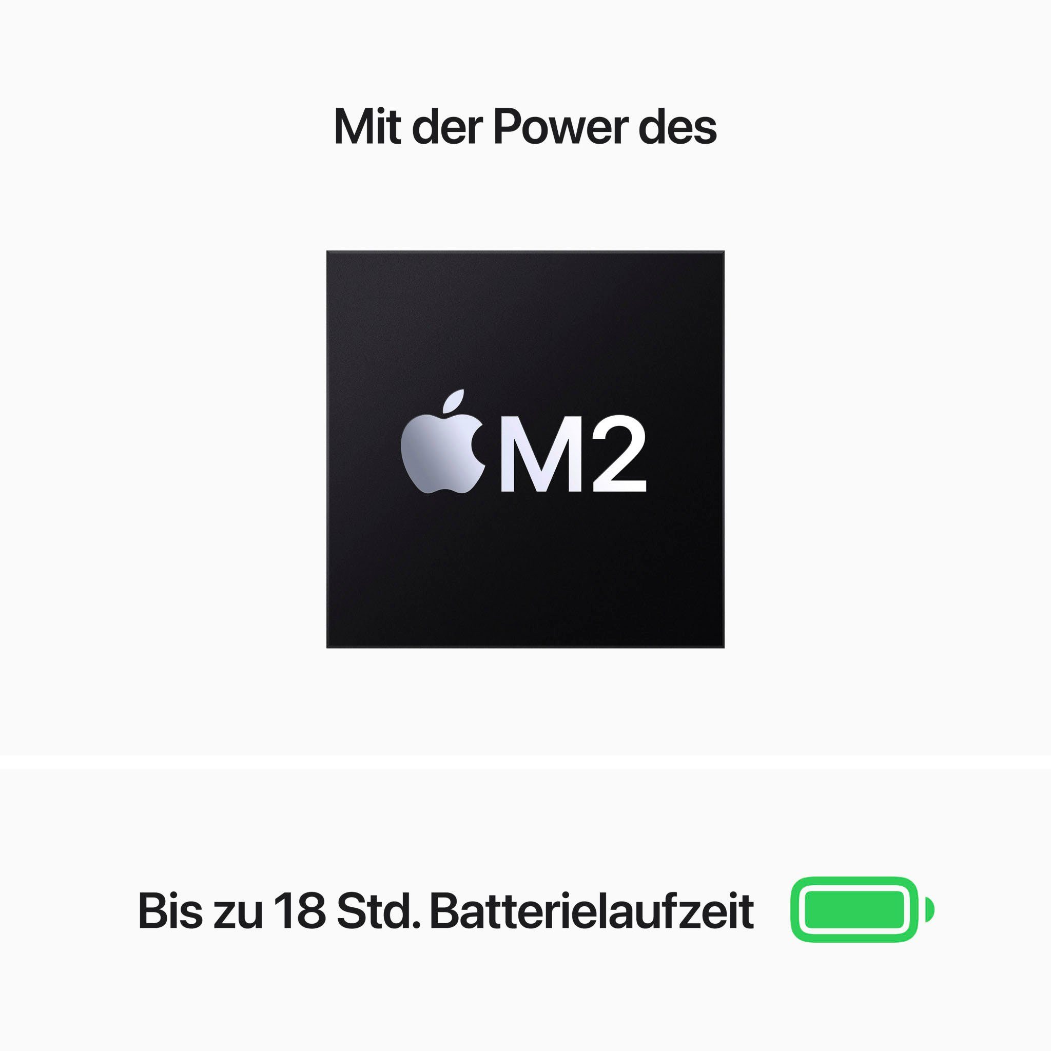 Apple CTO MBA13 Z15S M2 8/8 16/256G DE Notebook (34,46 cm/13,6 Zoll, Apple M2, 8-Core GPU, 256 GB SSD)