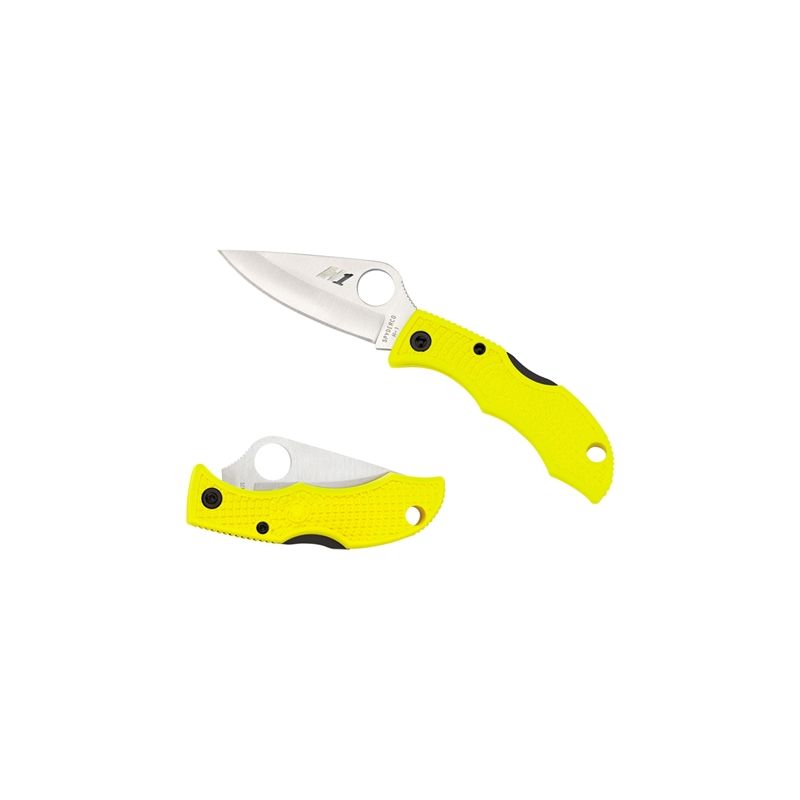 Spyderco Ladybug 3 Salt LYLP3, Tauchmesser, glatte Klinge, Klapptauchmesser.