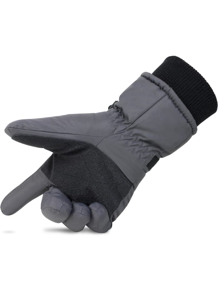 Normani Outdoor Sports Winterhandschuhe mit 3M Thinsulate™ (40 g) Snowguard Pro in Anthrazit günstig kaufen