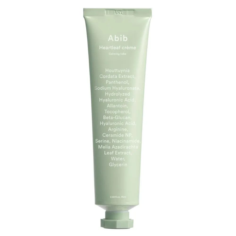 Abib Heartleaf Creme Beroligende Tube Beroligende Ansigtscreme