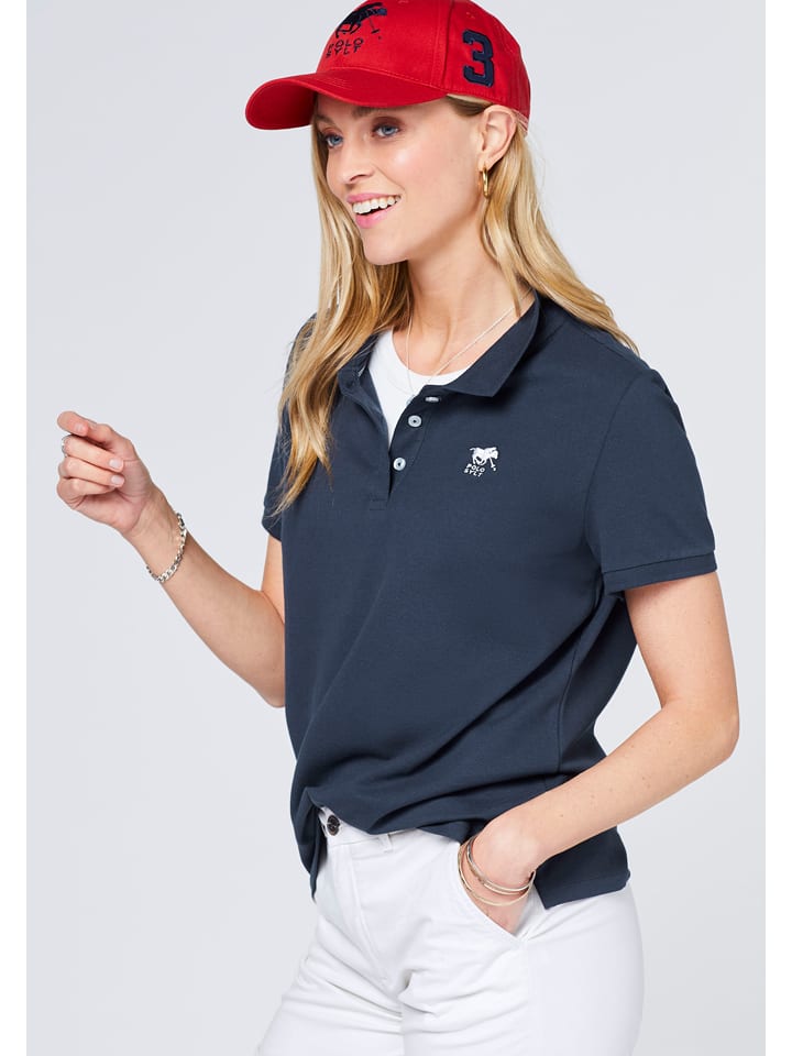 Polo Sylt Poloshirt in Dunkelblau günstig kaufen