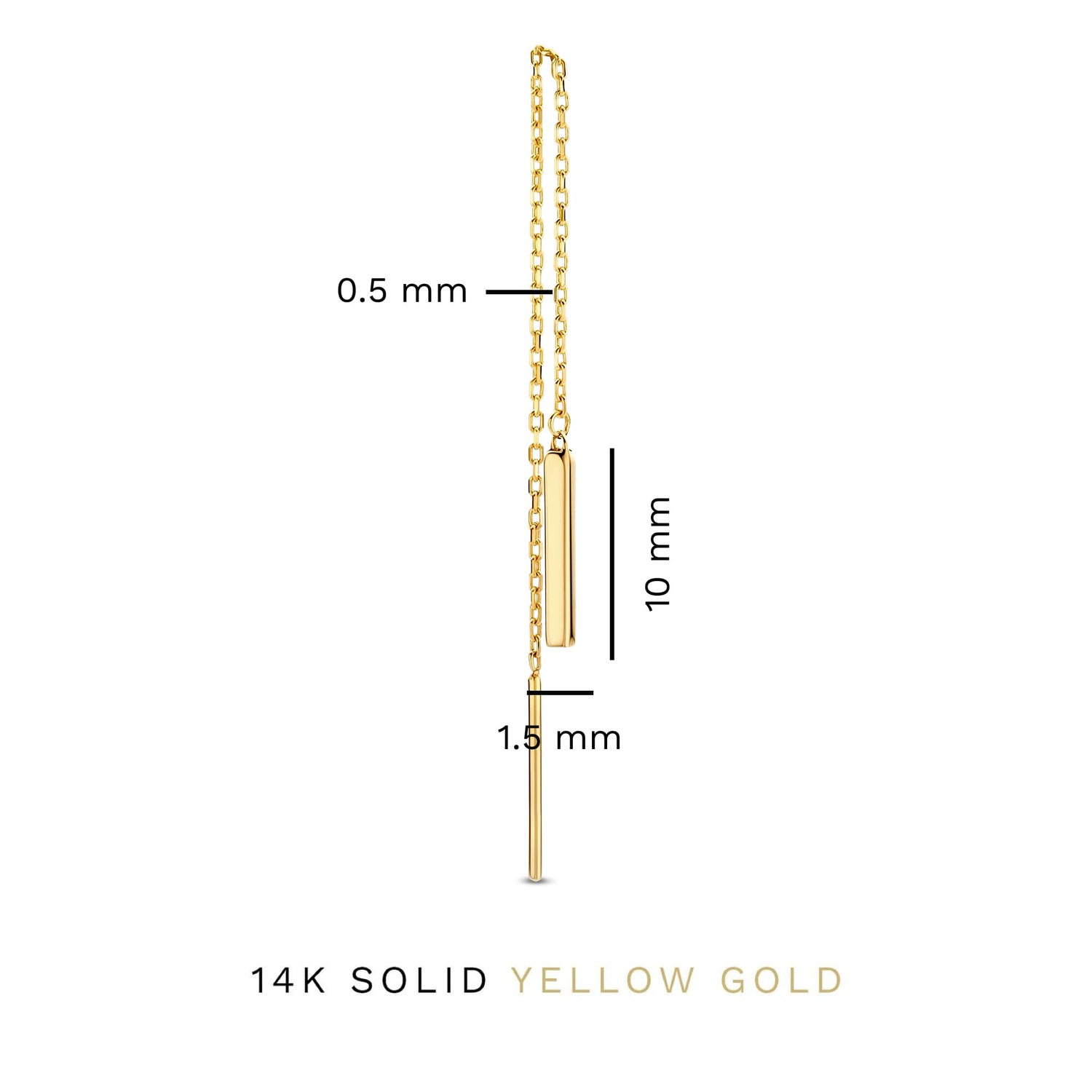 Le Marais Ohrhänger - 585 Gold / 14 Karat Gold