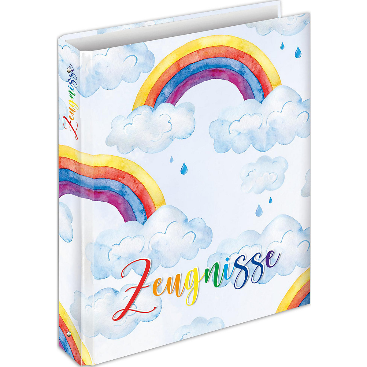 Zeugnismappe/Ringbuch Rainbow, A4