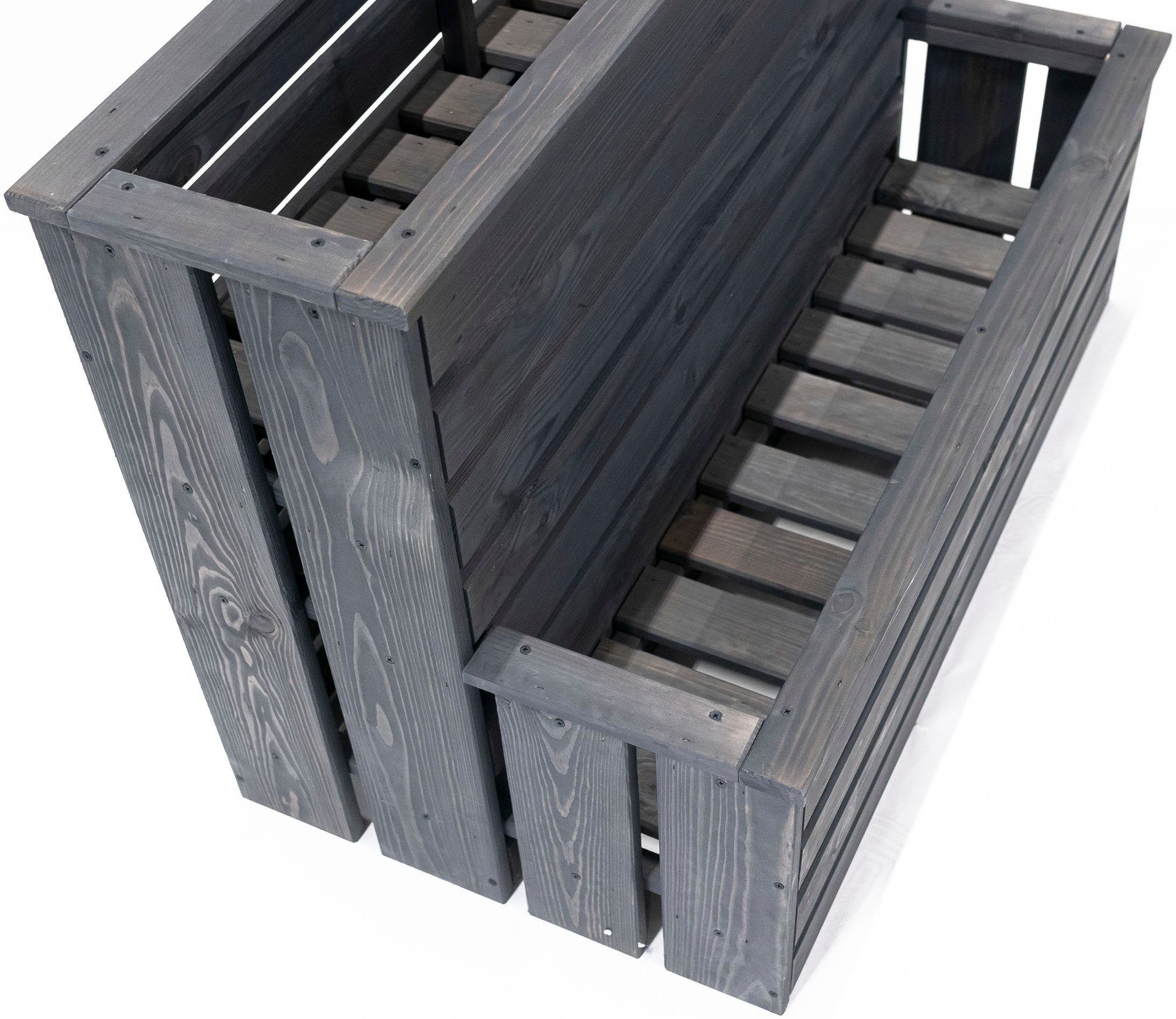WESTMANN Blumenkasten Duett, 100 % FSC-zertifiziertes Kiefernholz