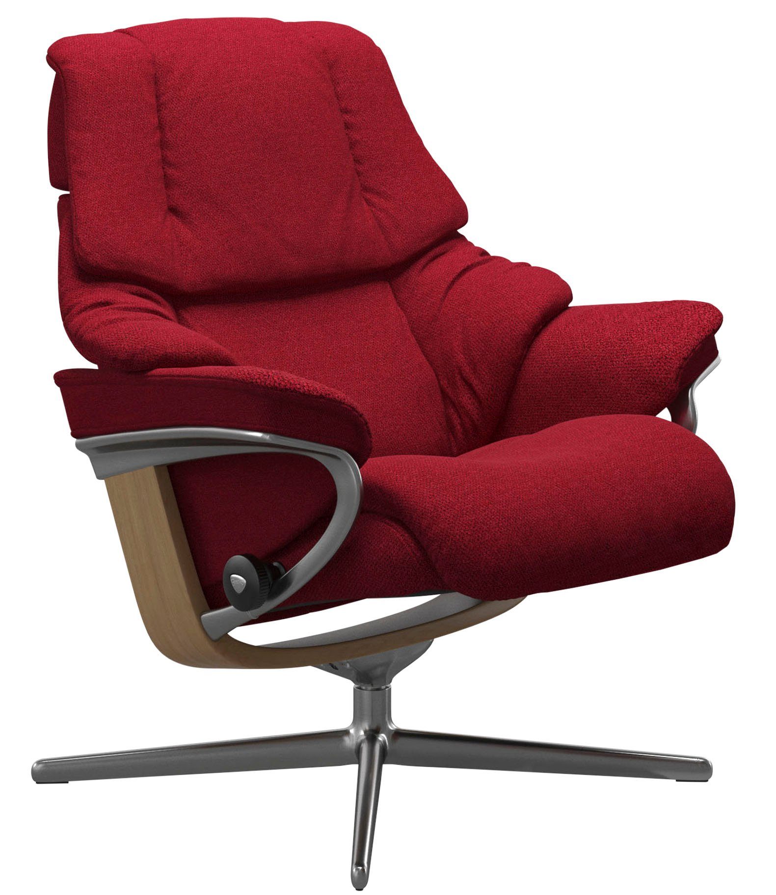 Stressless® Relaxsessel Reno, mit Cross Base, Größe S, M & L, Holzakzent Eiche