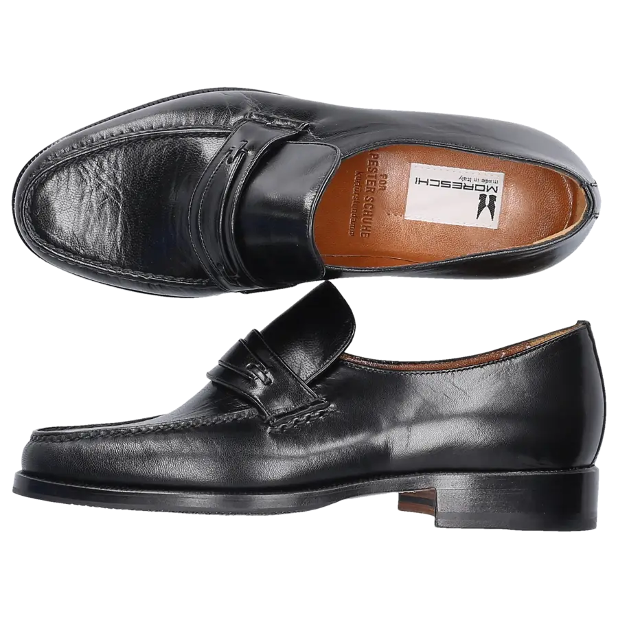Moreschi - Loafer 019396 Kalbsleder - schwarz