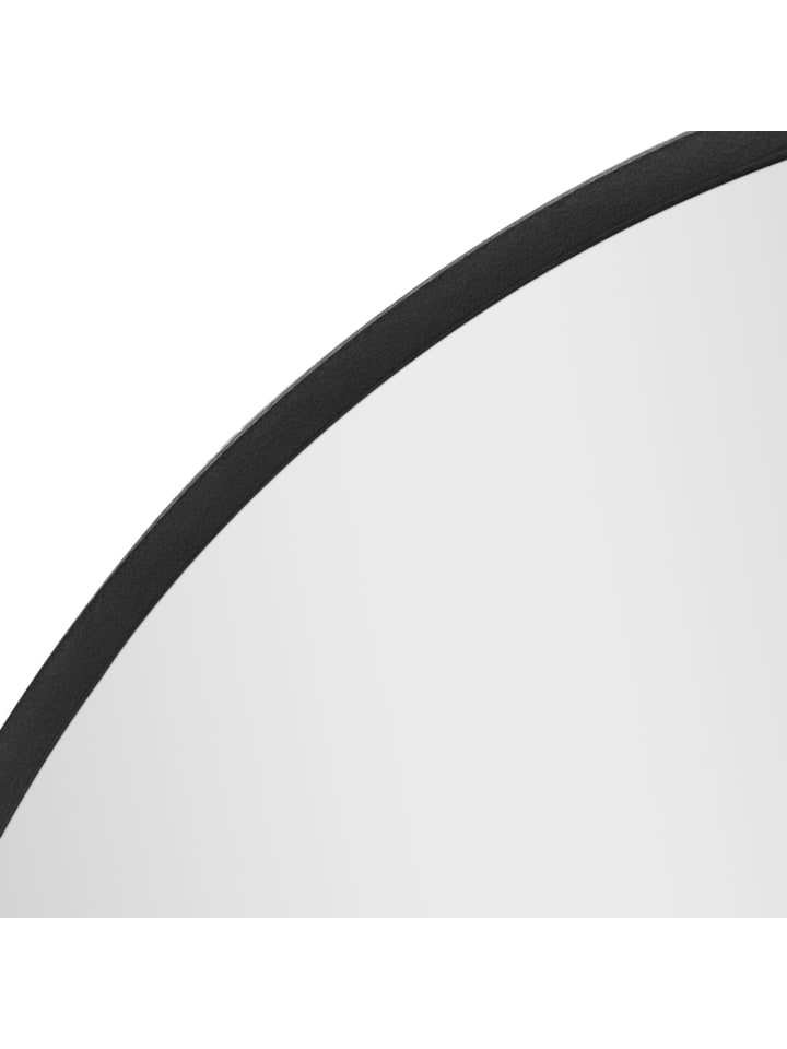 en.casa Wandspiegel Modugno in Schwarz (D)40cm günstig kaufen onesize