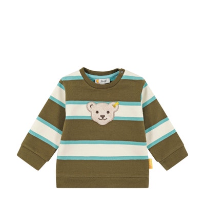 Sweatshirt, khaki für Jungs