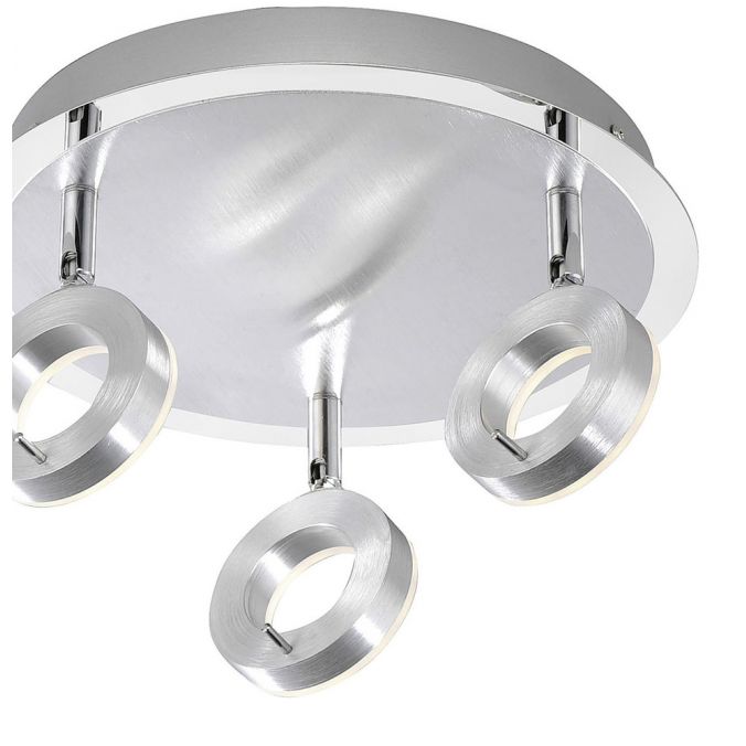 Paul Neuhaus Deckenleuchte Sileda Aluminium Ø 33,5 cm