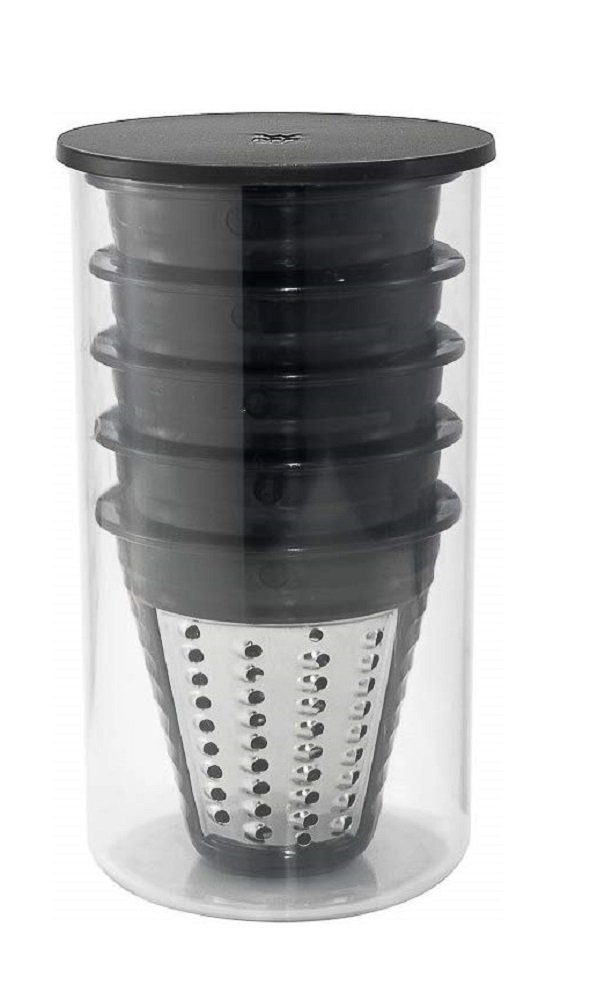 WMF Zerkleinerer Küchenminis® Salat-to-go, Zubehöraufbewahrung Spülmaschinengeeignet 2 Geschwindigkeitsstufen