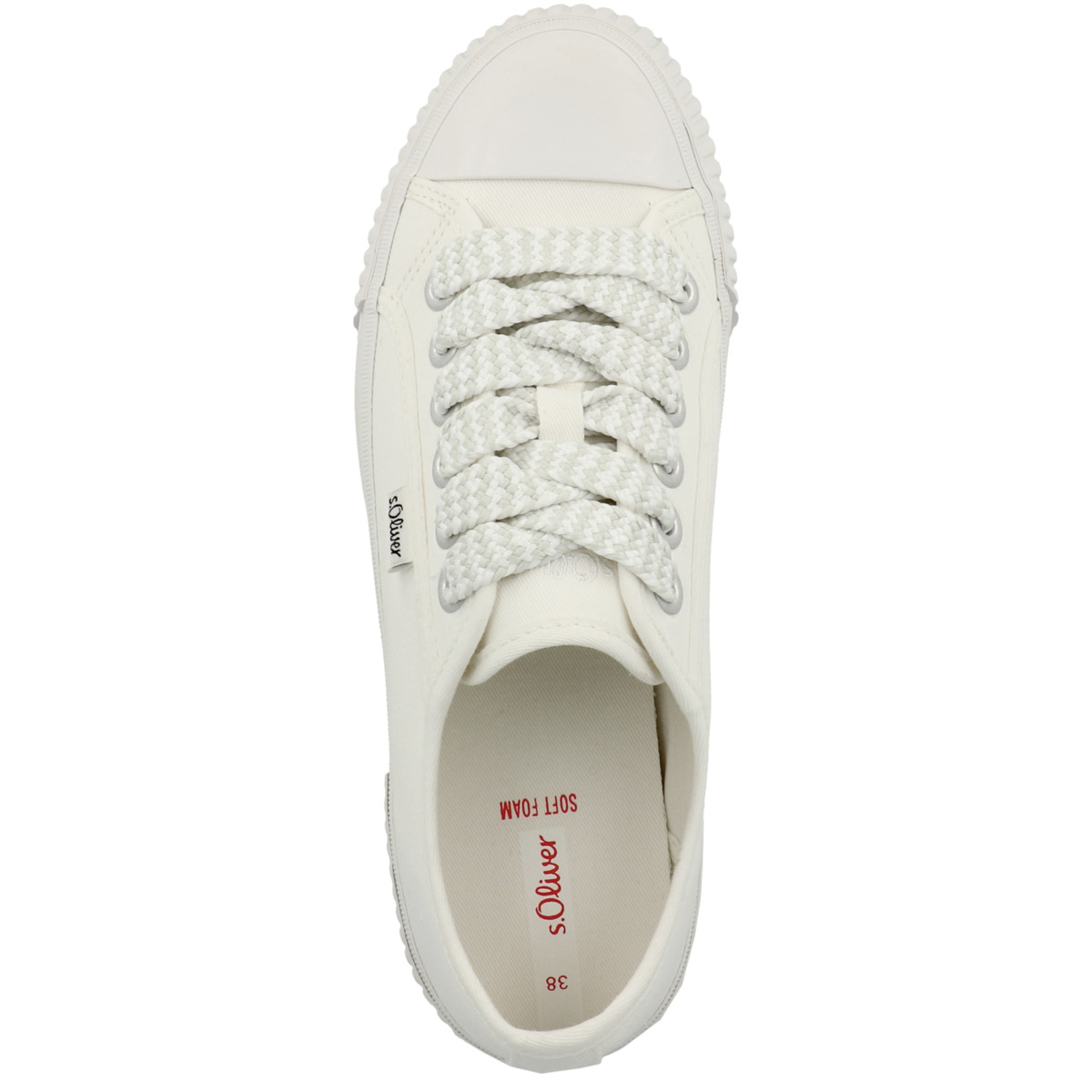 s.Oliver 5-23620-20 Sneaker Low weiss