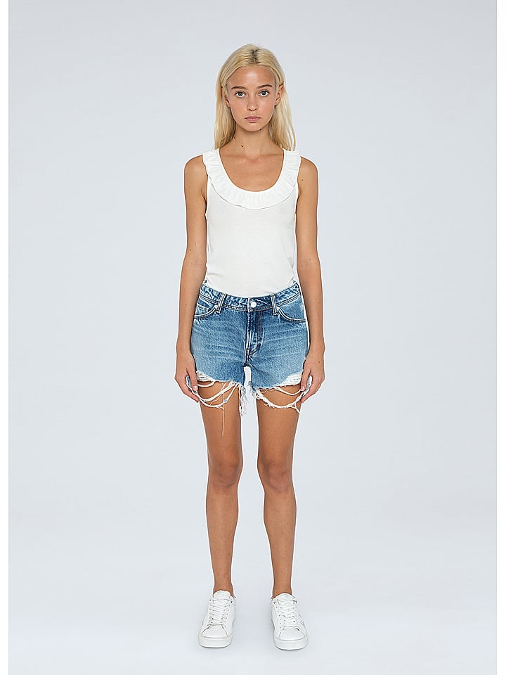 Pepe Jeans Jeans-Shorts in Blau günstig kaufen