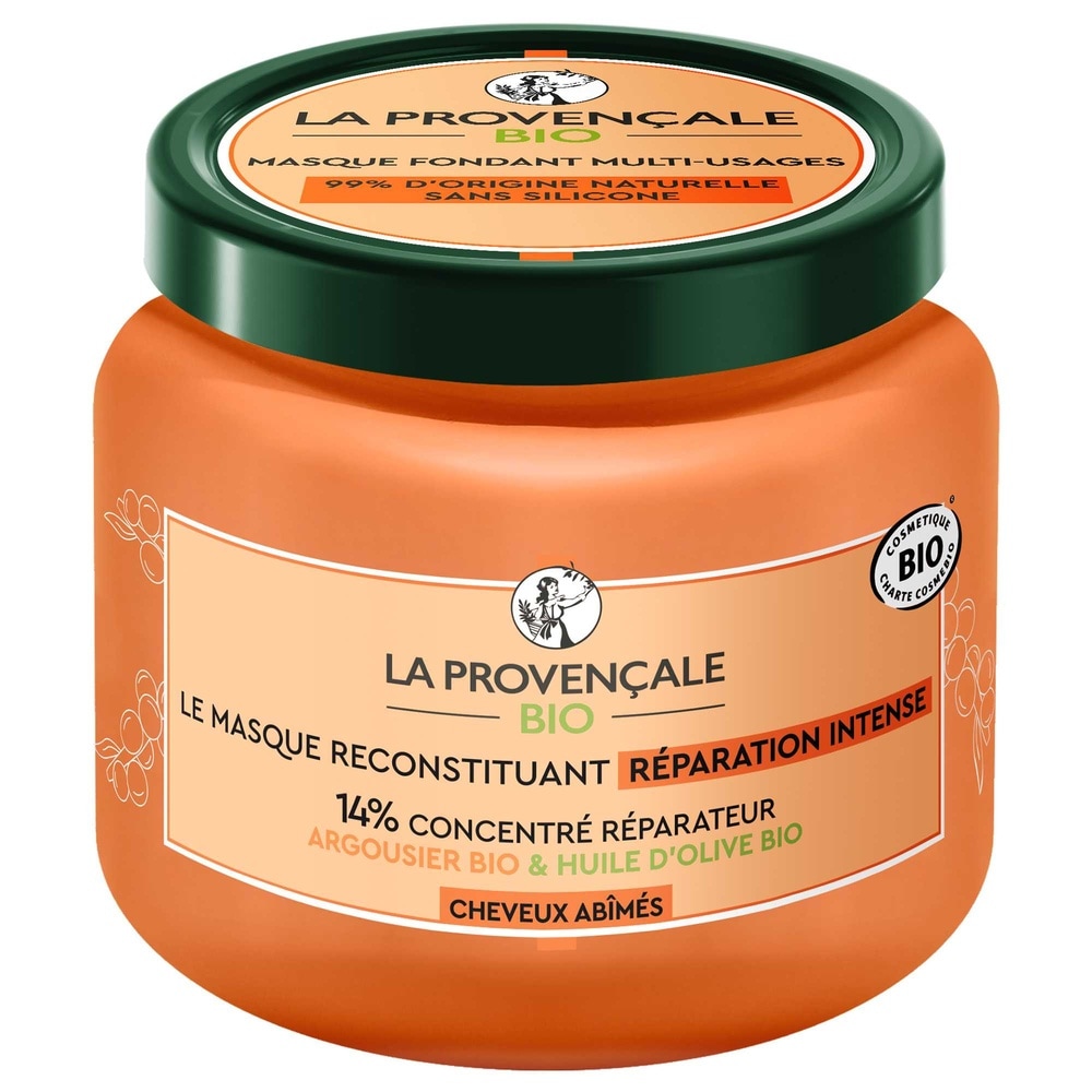 La Provençale Réparation Intense Masque multi-usages cheveux abimés certifié bio