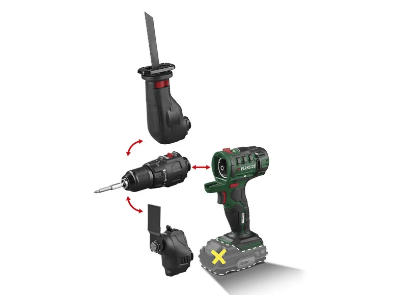 PARKSIDE® Appareil combina 3 e 1 sem PKGA 20-Li C2, 20 V