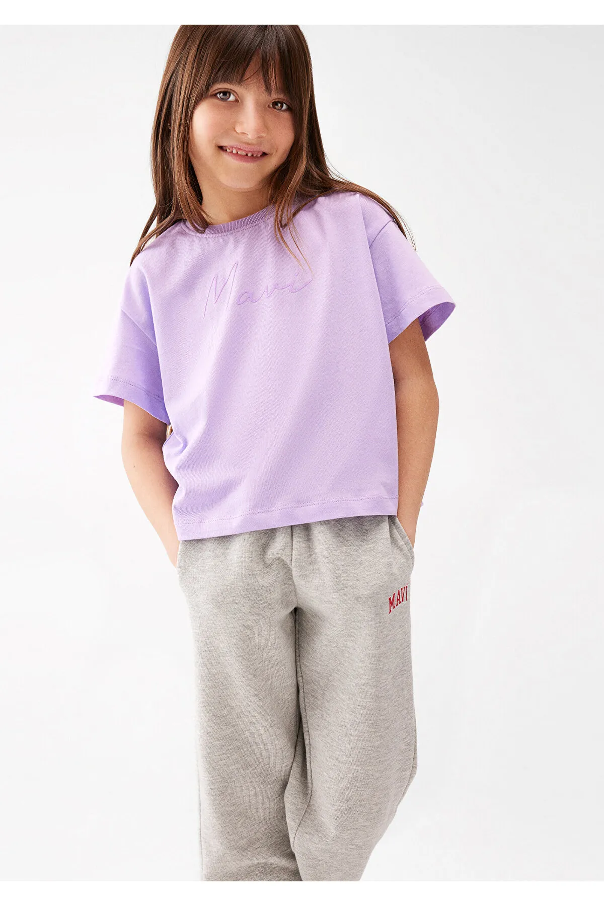 Mavi  T-Shirt - Lila - Schnitt