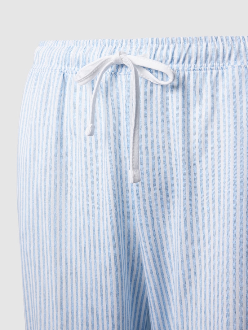 Pyjama-Hose mit Streifenmuster Modell 'Everyday' in blau