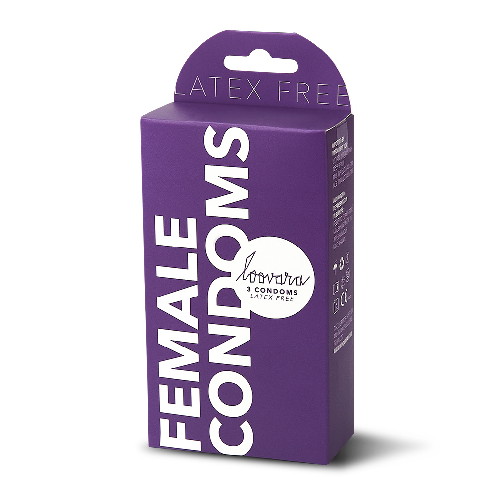 loovara Female condoms - Sans latex - Préservatif féminin Préservatif féminin sans latex