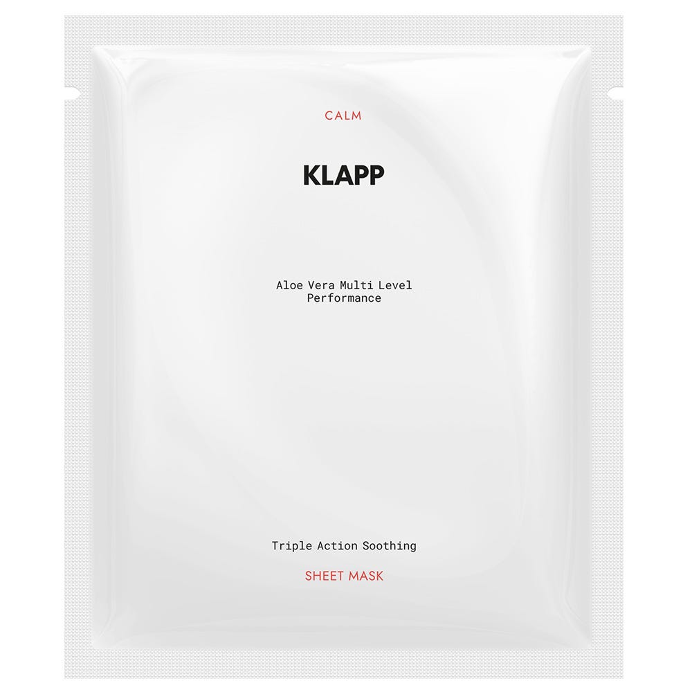 Klapp Cosmetics Skin Natural Triple Action Soothing Sheet Mask