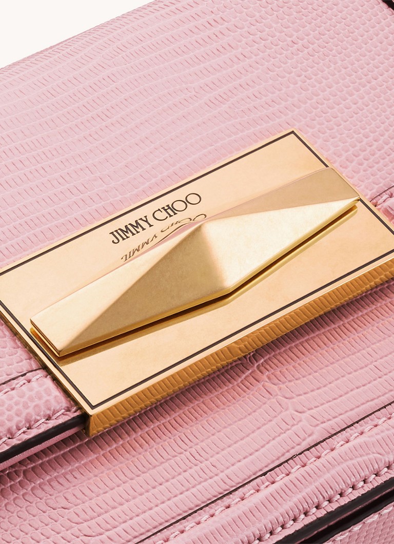 Borsa a tracolla Jimmy Choo in pelle di vitello con motivo a rombi