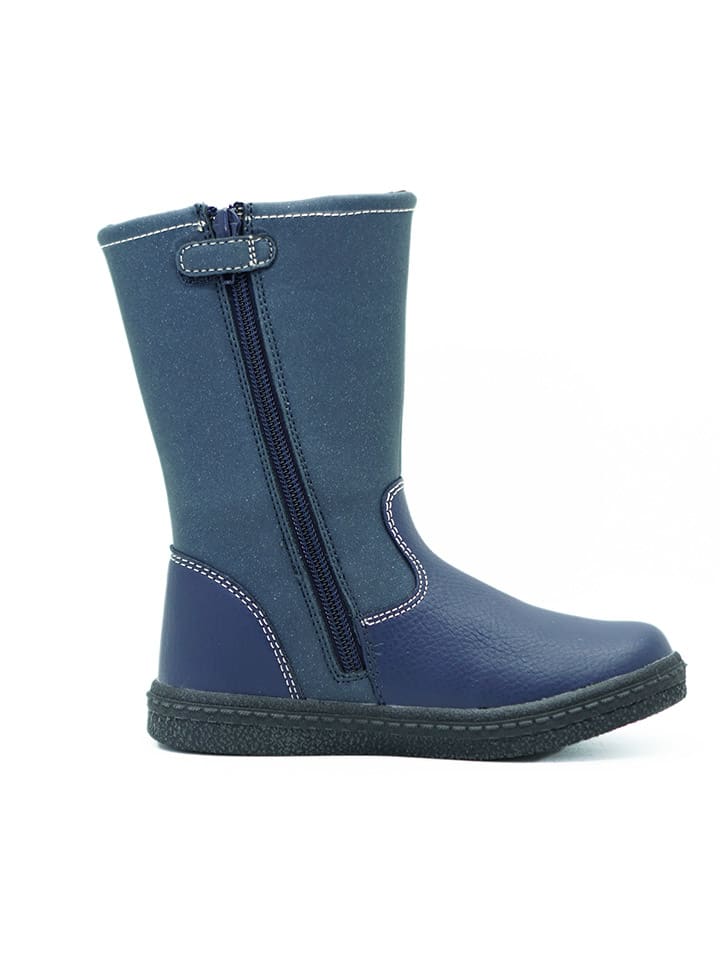 Ciao Leder-Stiefel in Blau günstig kaufen