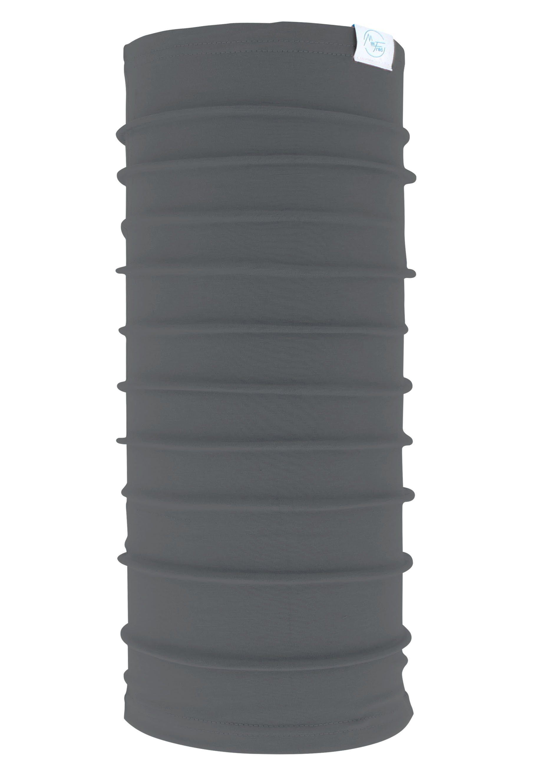 Maxfred Multifunktionstuch Bamboo darkgrey Multifunktionstuch, Elastisch, Nachhaltig, geringe Geruchsaufnahme, Ultraweich