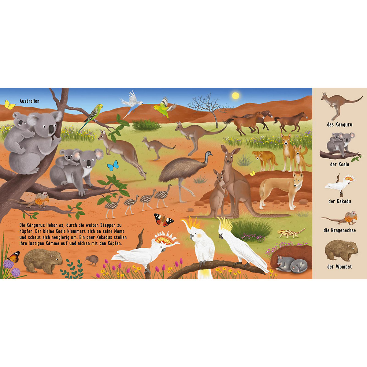 Mein erstes Natur-Wimmelbuch: Tiere aus aller Welt