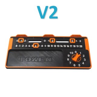 Sci-Fi Skirmish Single Dashboard V2 (Single Board / Orange)