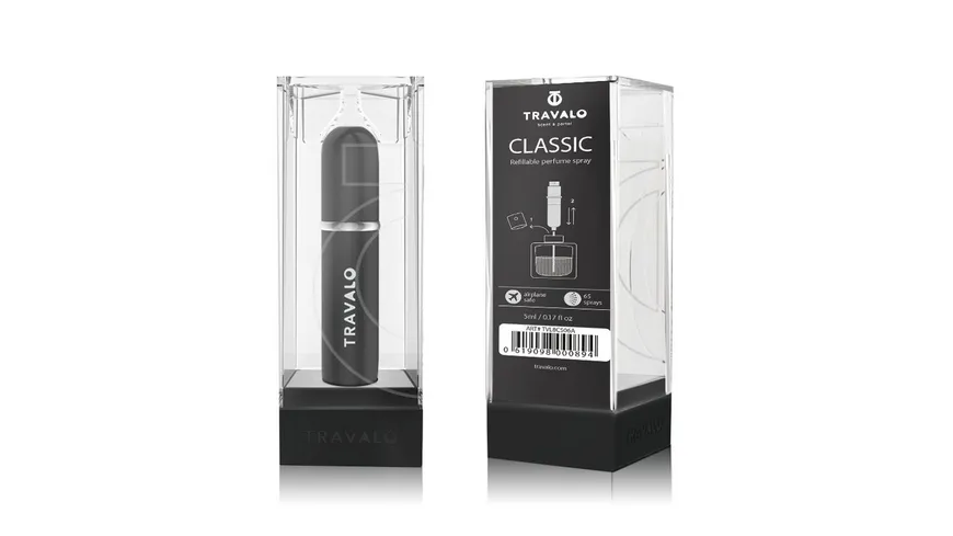 TRAVALO Parfumzerstäuber Classic Black Classic Black