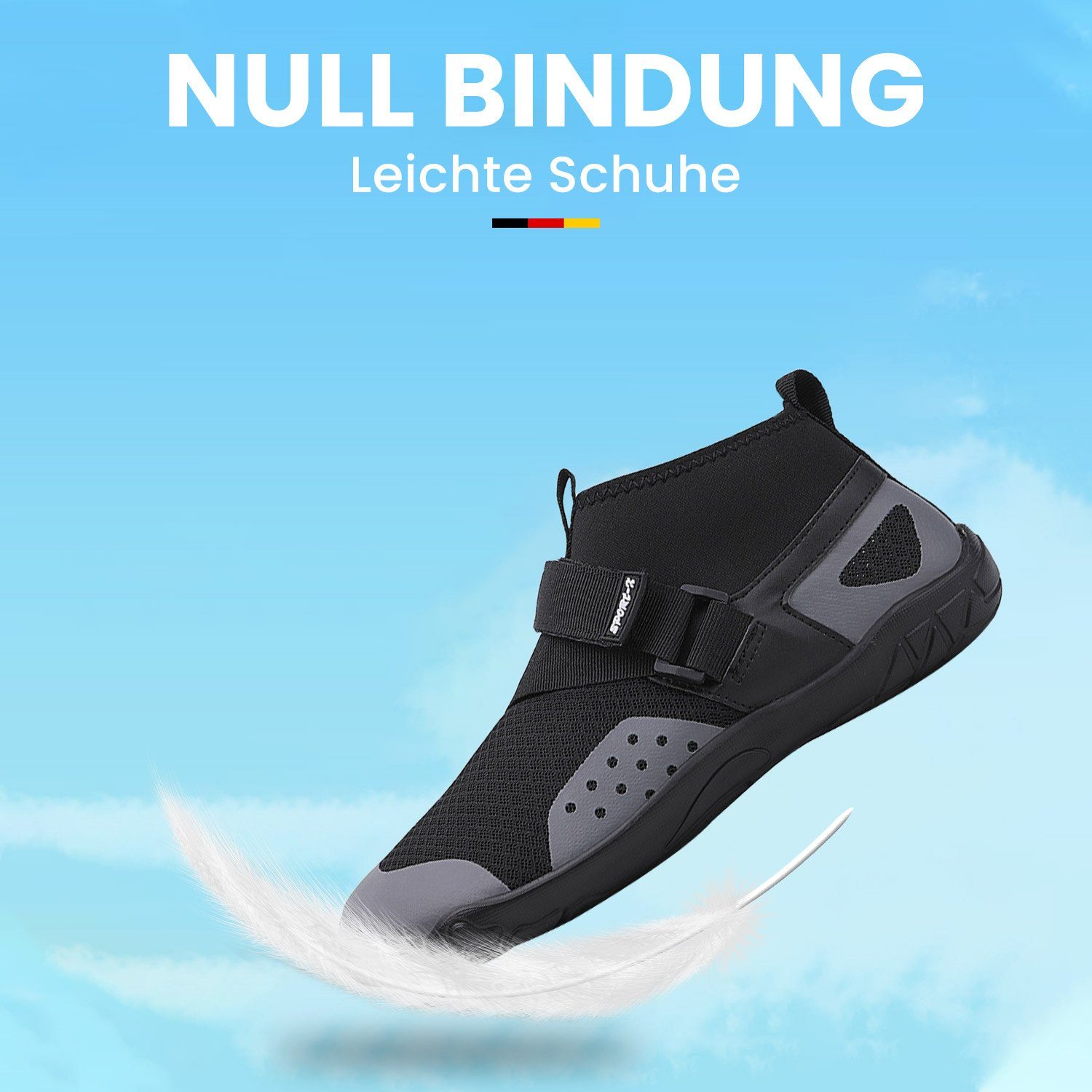 MAGICSHE Rutschfeste Surfschuhe, Schwimmschuhe Fitnessschuhe Barfußschuh Strandschuhe für Surfen,Tauchen,Bootfahren,Gymnastik Fitness
