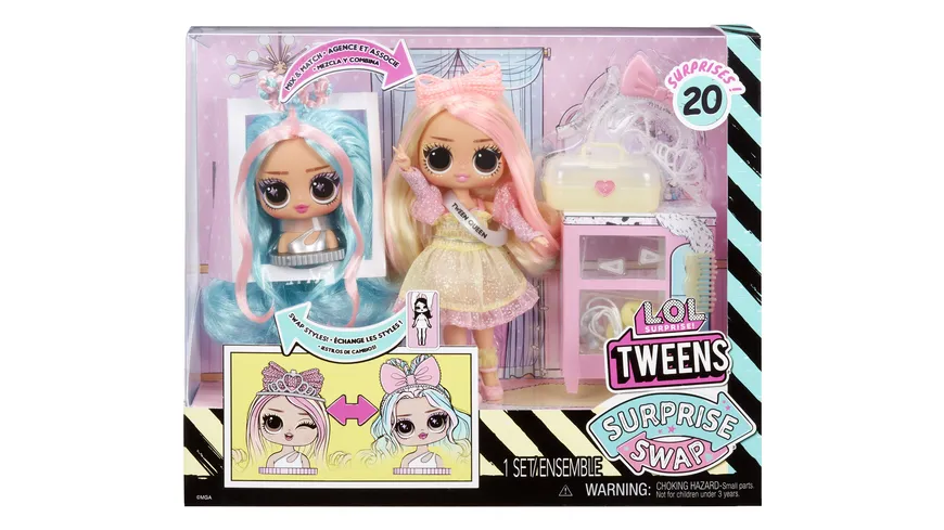 L.O.L. Surprise Tweens Surprise Swap Fashion Doll- Braids-2-Waves Winnie