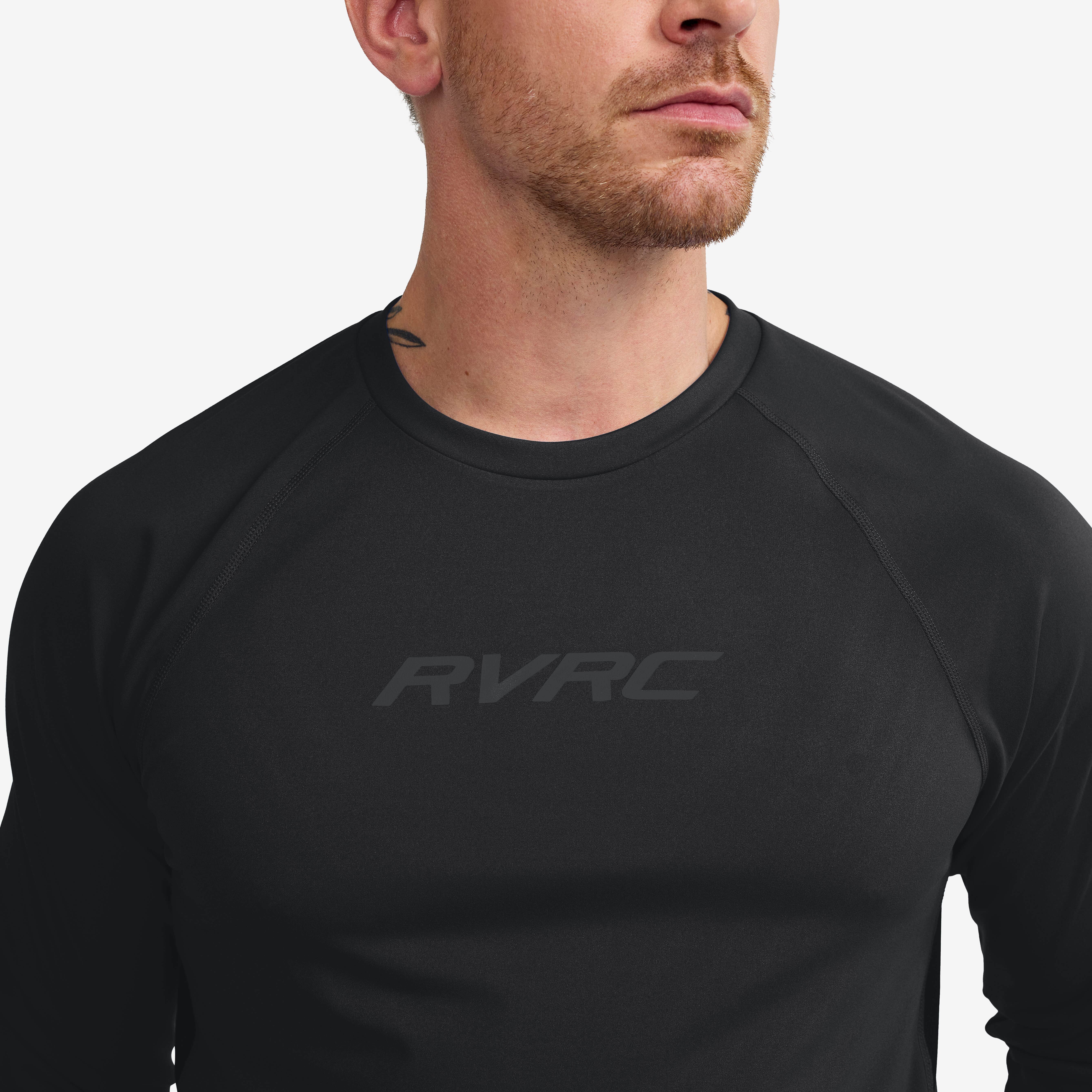 Prep Crew Neck Top Homme Black
