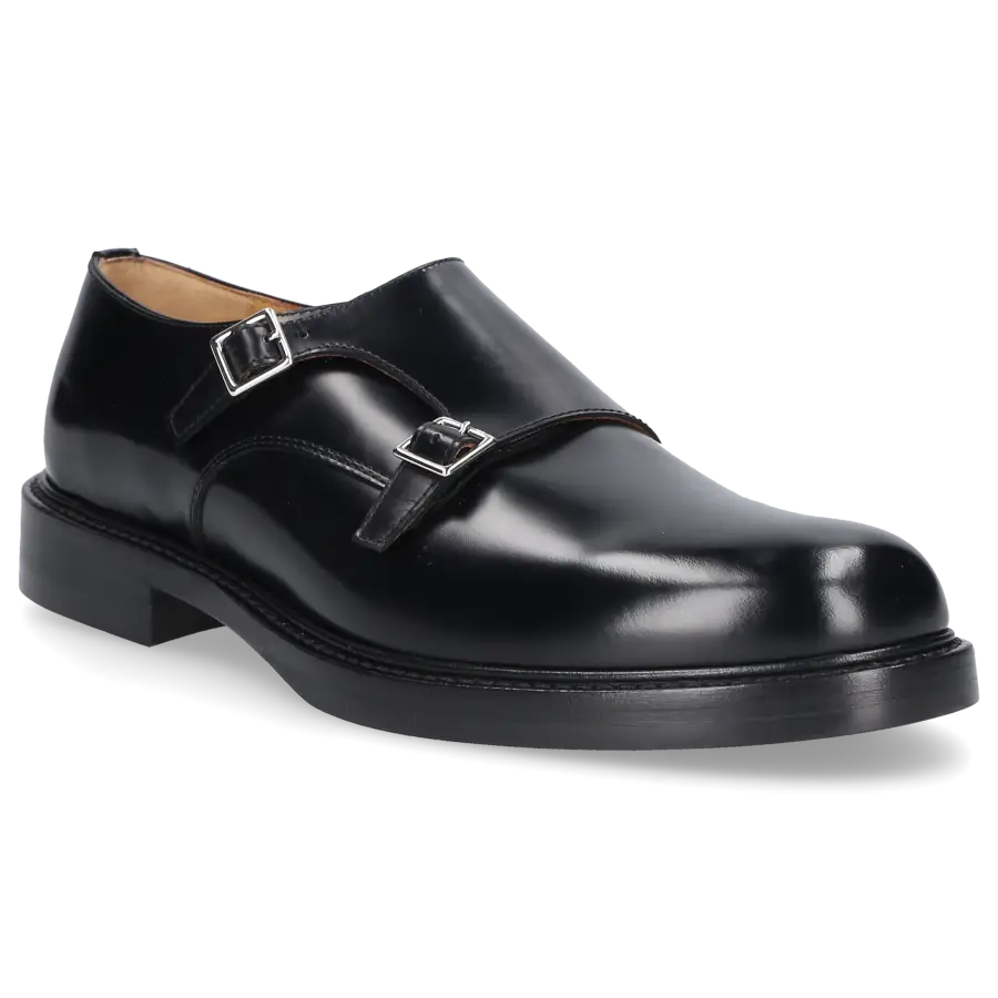 Henderson - Monk Schuhe CAREN Kalbsleder - schwarz